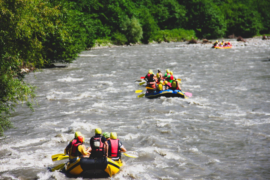 Rafting en el río Rioni