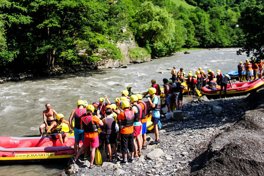 Rafting en el río Rioni