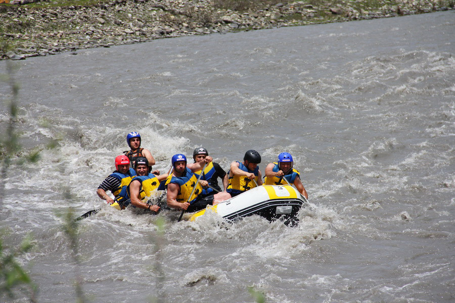 Rafting on Rioni