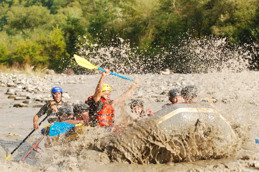 Rafting on Rioni