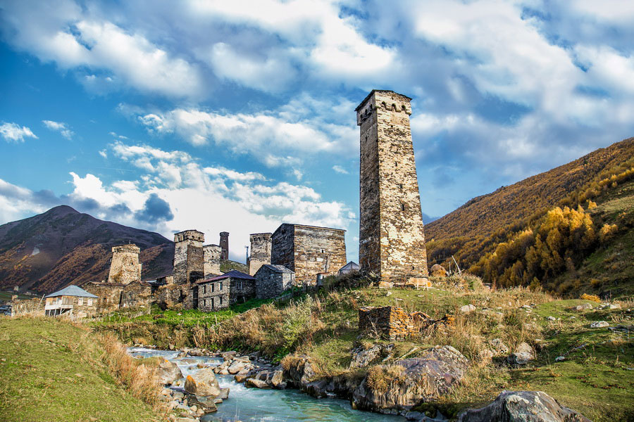 Vista de Ushguli