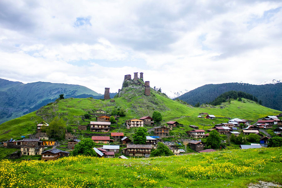 Omalo, region of Tusheti