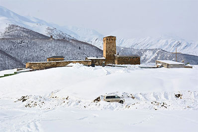 Lamaria Church, Ushguli, Georgia