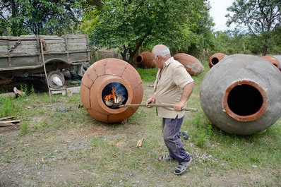 Vasijas de Vino Kvevri (Qvevri), Georgia