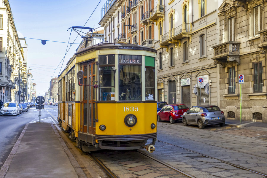 Tram, City Transport in Milan