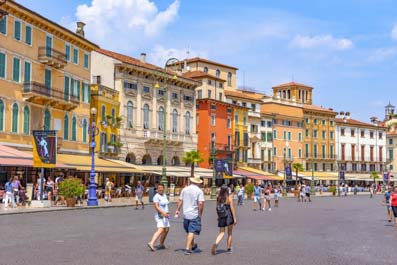 Piazza Bra, Verona, Italy