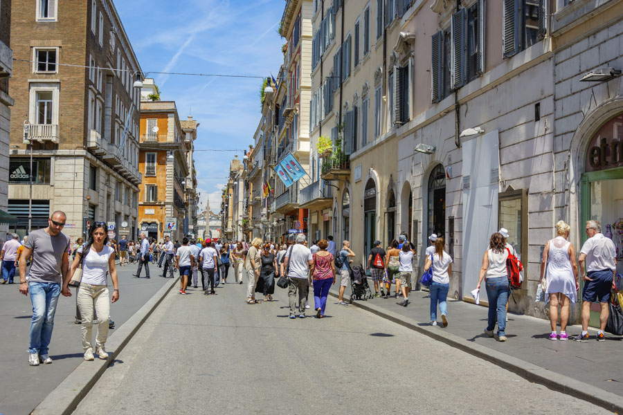 Via del Corso, Rome Via del Corso, Rome, Italy