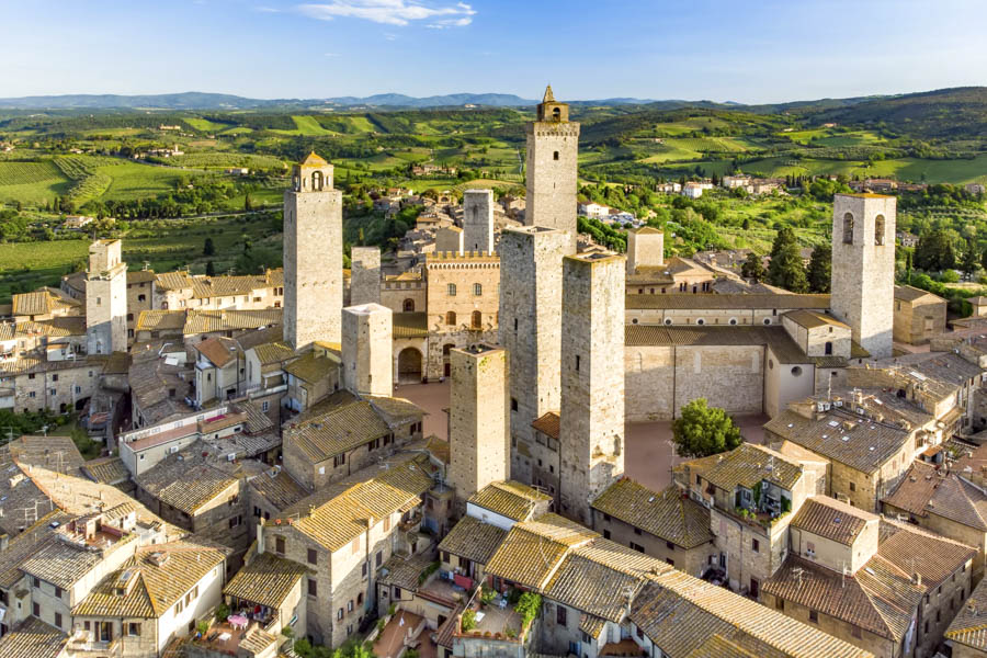 Towers of San Gimignano, Tuscany Towers of San Gimignano, Tuscany, Italy