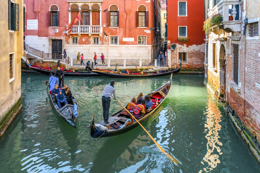 Gondolas, Venice, Italy
