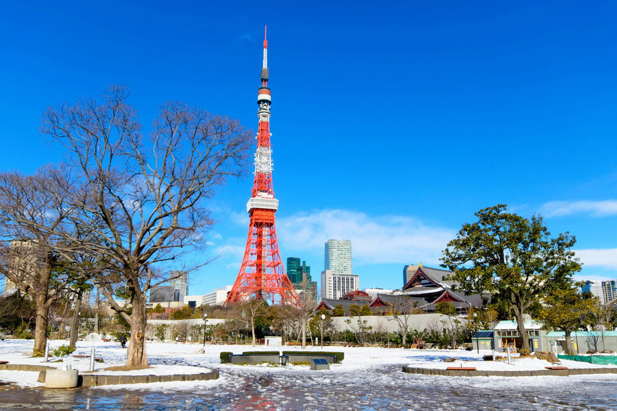 Tokyo Tower in Winter