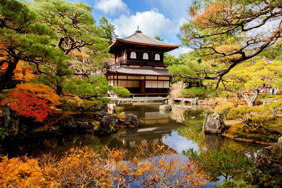 Templo Ginkakuji, Kioto, Japón