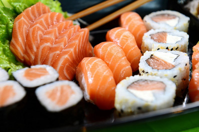 Sushi y Sashimi, Comida en Japón