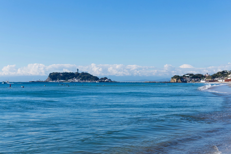 Enoshima Beach, Kamakura, Japan