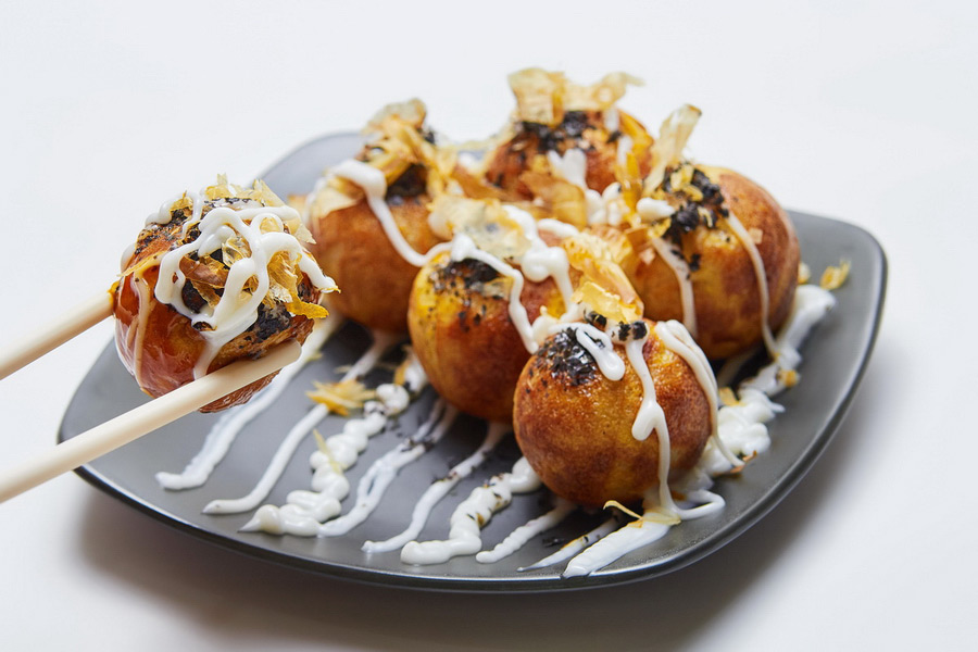 Takoyaki, Cibo a Osaka