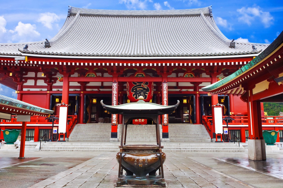 The Main Hall of Sensō-ji Temple, Tokyo