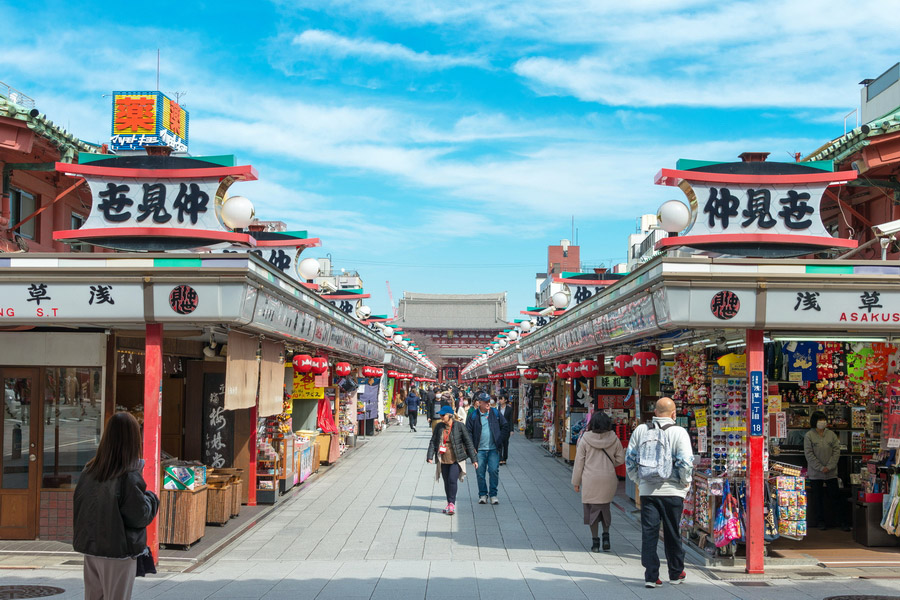 Nakamise Shopping Street at Sensō-ji Temple, Tokyo
