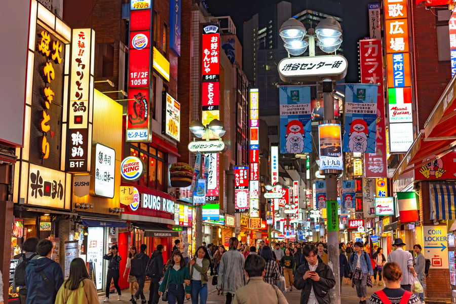 Shibuya, Vita notturna, Tokyo