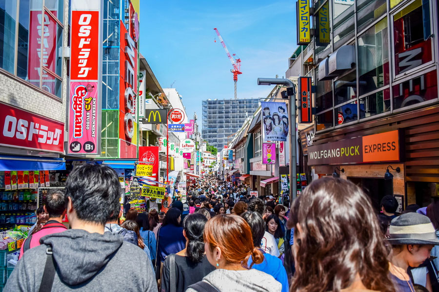 Via Takeshita, via dello shopping, Tokyo