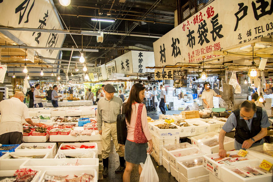 Mercato del Pesce di Tsukiji, Tokyo