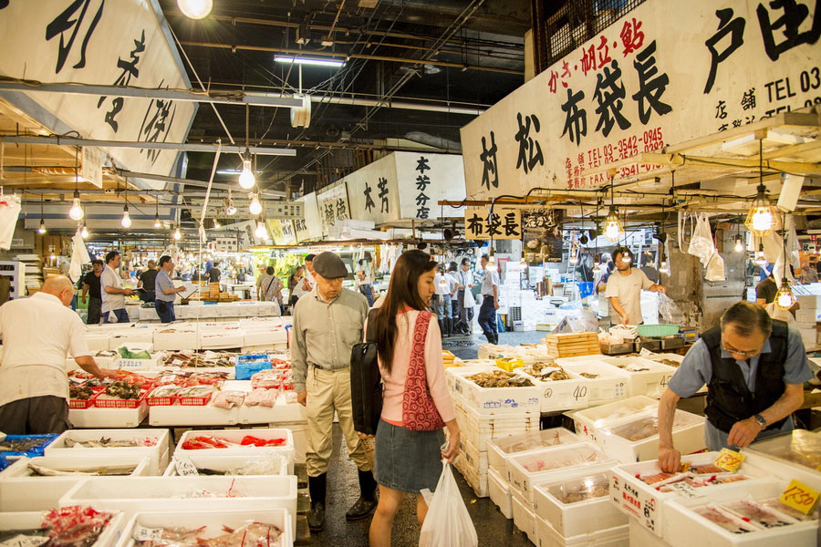 Tsukiji Fish Market, Tokyo