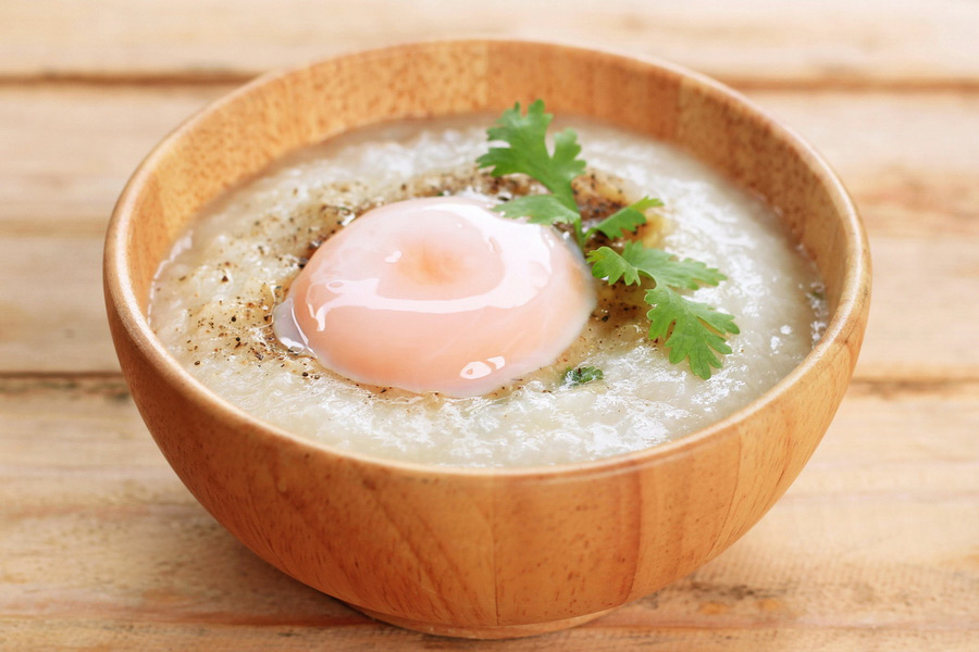 Chinese rice porridge, Food in Yokohama, Japan