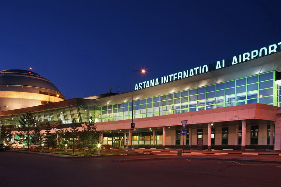 Nursultan Nazarbayev International Airport in Astana