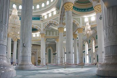 Hazrat Sultan Mosque in Astana