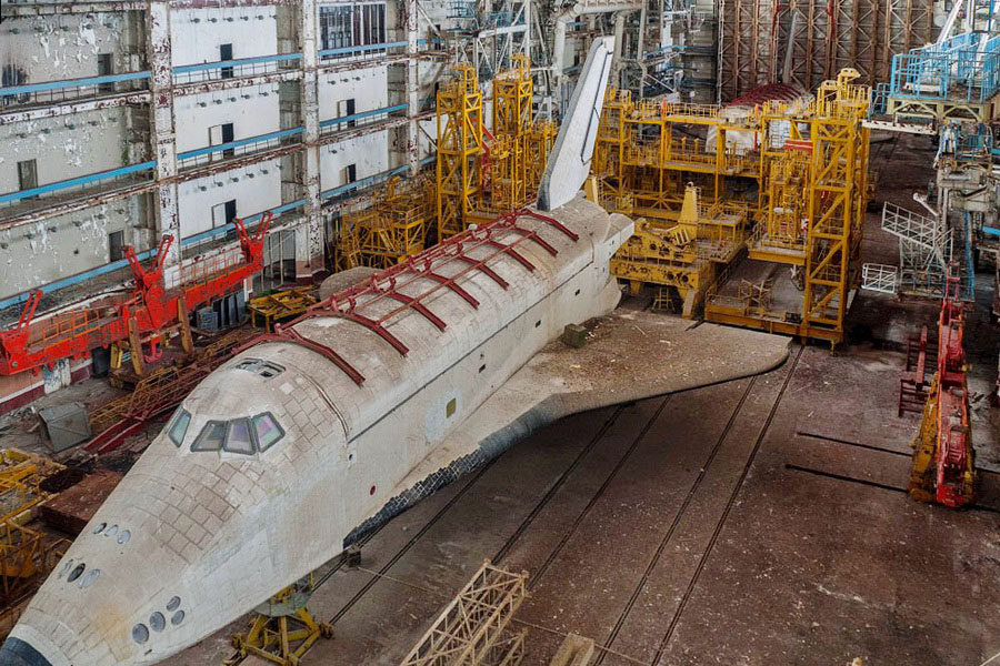 Spaceship Buran 1.02, Baikonur Cosmodrome