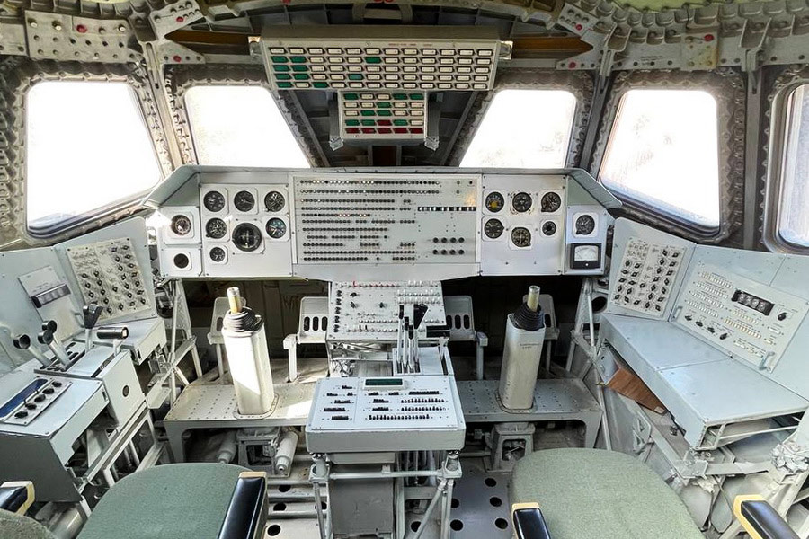 Spaceship Buran Cabin, Baikonur Cosmodrome