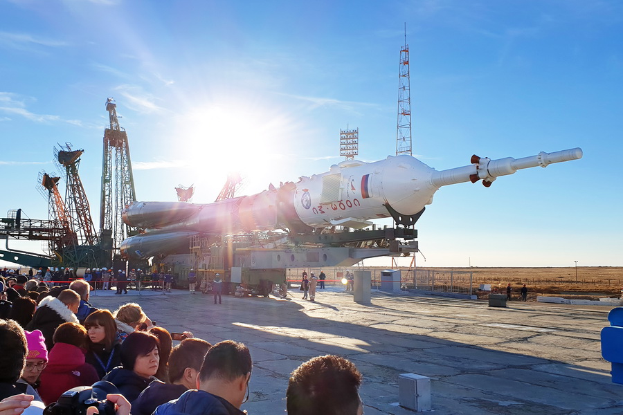Rocket Rollout, Baikonur Cosmodrome