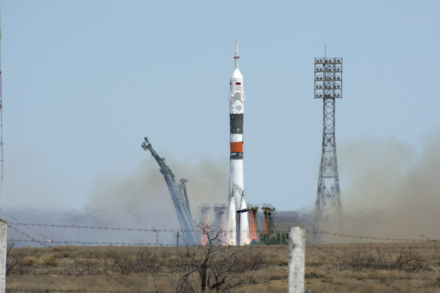 Photo Report about the Soyuz Rocket Launch from Baikonur