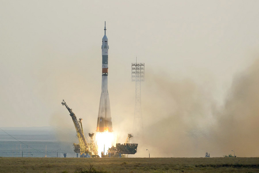 Kazakhstan Tourism: Space Tourism. Rocket Launch, Baikonur