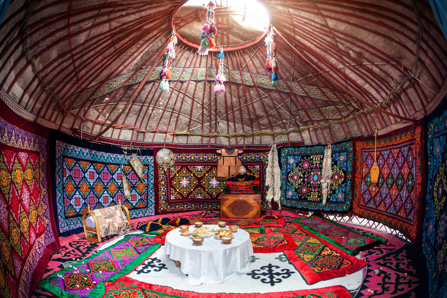 Handcraft Felt Yurt from Kazakhstan / Kyrgyzstan