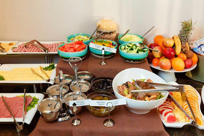 Зона для завтраков, Гостиница Garden Park Inn