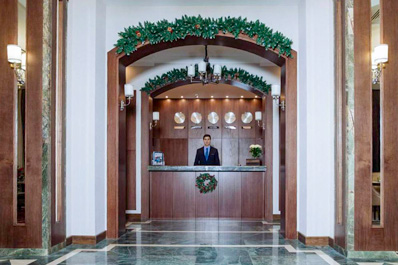 Ресепшн, Гостиница Garden Park Inn