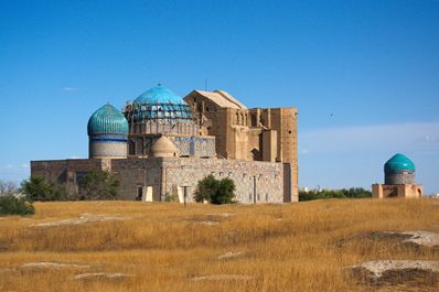 Khodja Akhmed Yassavi Mausoleum, Turkestan, Kazakhstan