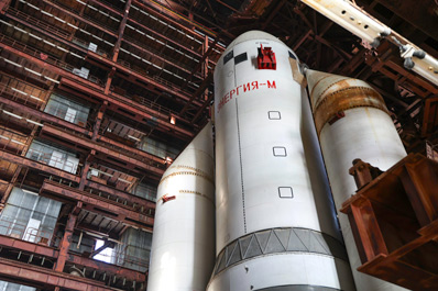 Energia Rocket, Baikonur Cosmodrome