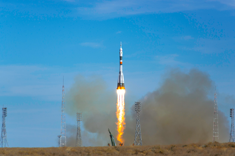 Rocket Launch, Baikonur Cosmodrome