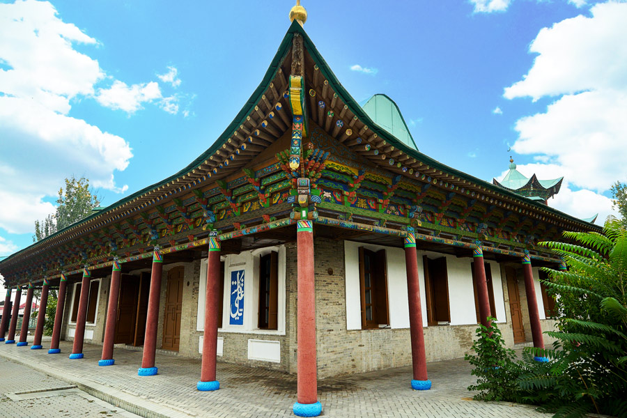 Дунганскую мечеть-музей, Жаркент