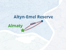 Two Day Tour to Altyn-Emel from Almaty
