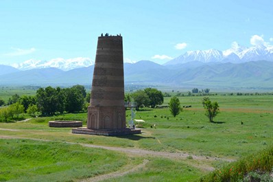 Tour Burana, le Kirghizistan