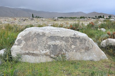 Petroglyphs in Cholpon-Ata, Kyrgyzstan