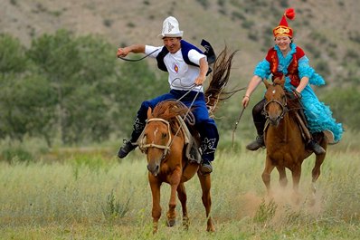 Chevaux, Kirghizistan