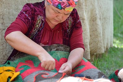 Les tapis kirghizes
