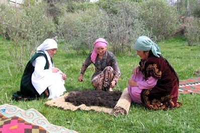 Les tapis kirghizes