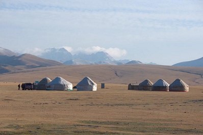 Кыргызские юрты