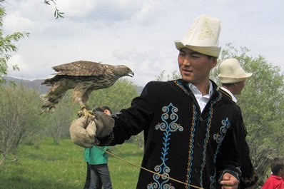 Hunting bird festival, Kyrgyzstan