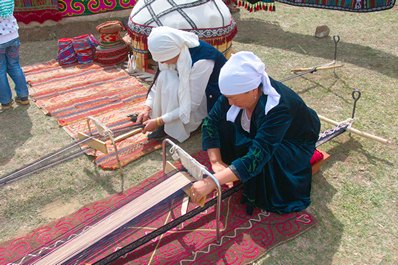 Festival felt in Kyrgyzstan