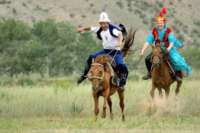 Конные игры, Кыргызстан