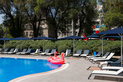 Бассейн, Гостиница Хаятт Ридженси Бишкек